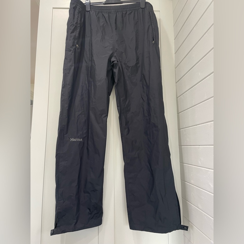 Marmot Men’s Black Rain Shell Joggers
